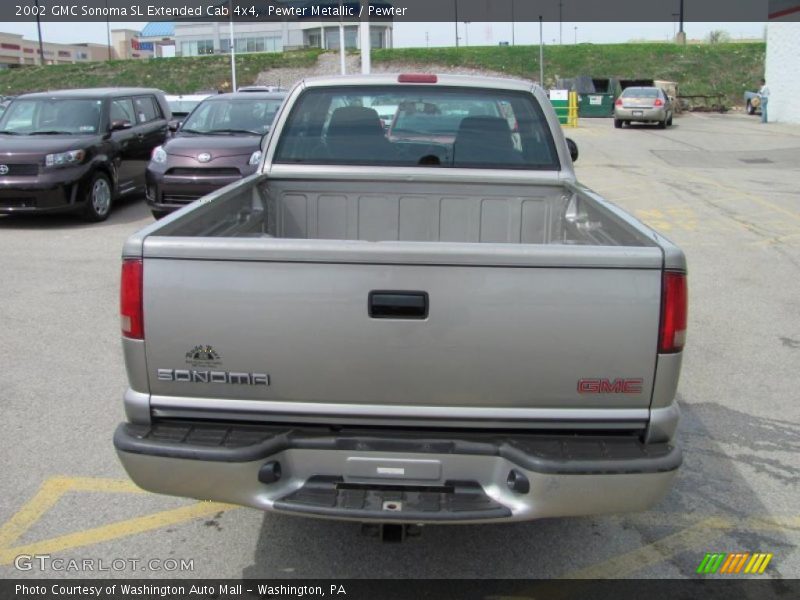 Pewter Metallic / Pewter 2002 GMC Sonoma SL Extended Cab 4x4