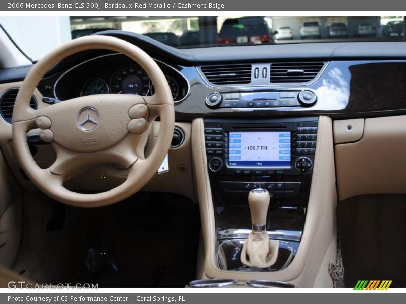 Bordeaux Red Metallic / Cashmere Beige 2006 Mercedes-Benz CLS 500