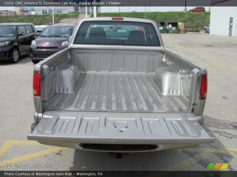 Pewter Metallic / Pewter 2002 GMC Sonoma SL Extended Cab 4x4