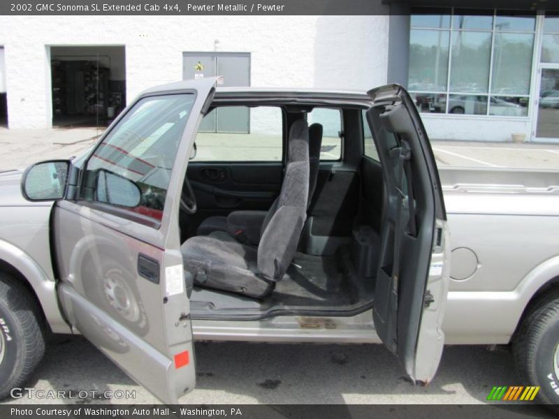 Pewter Metallic / Pewter 2002 GMC Sonoma SL Extended Cab 4x4