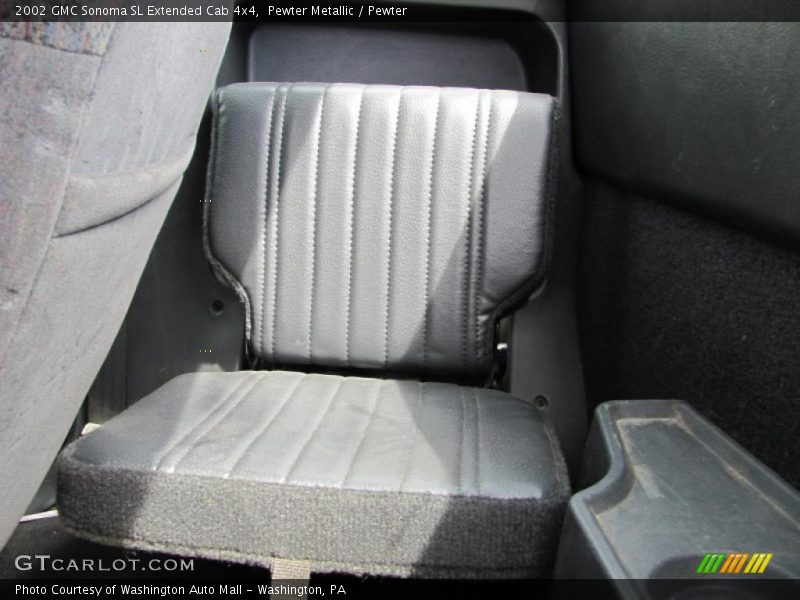 Pewter Metallic / Pewter 2002 GMC Sonoma SL Extended Cab 4x4