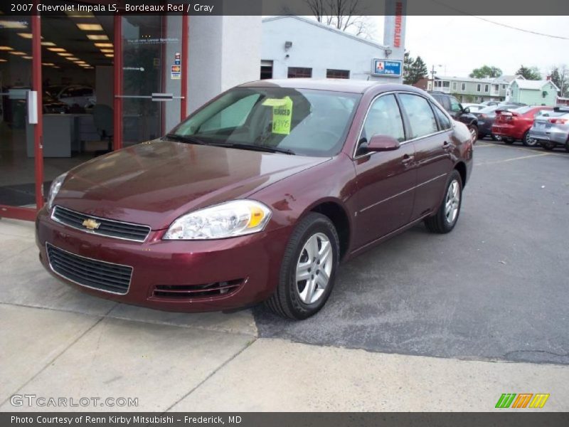 Bordeaux Red / Gray 2007 Chevrolet Impala LS