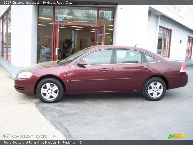 Bordeaux Red / Gray 2007 Chevrolet Impala LS
