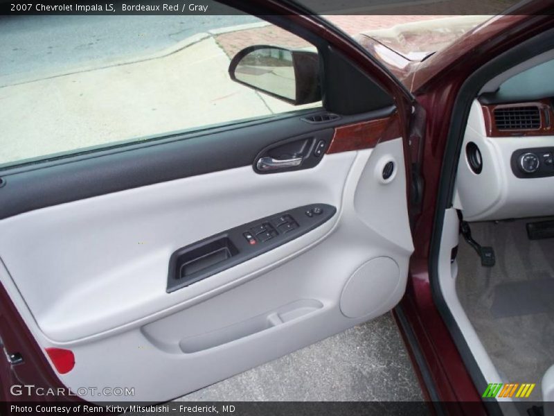 Bordeaux Red / Gray 2007 Chevrolet Impala LS