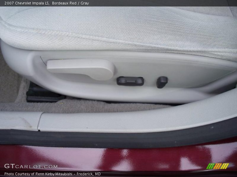 Bordeaux Red / Gray 2007 Chevrolet Impala LS