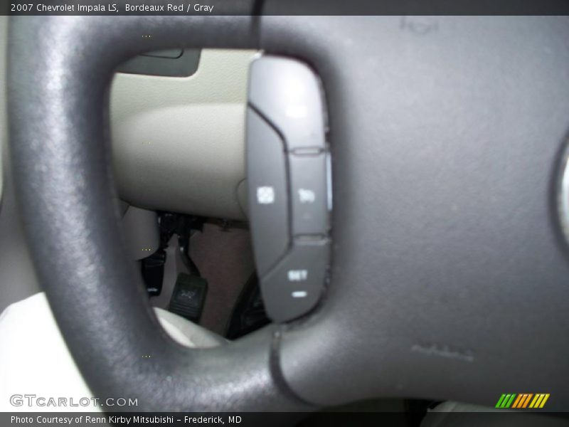 Bordeaux Red / Gray 2007 Chevrolet Impala LS