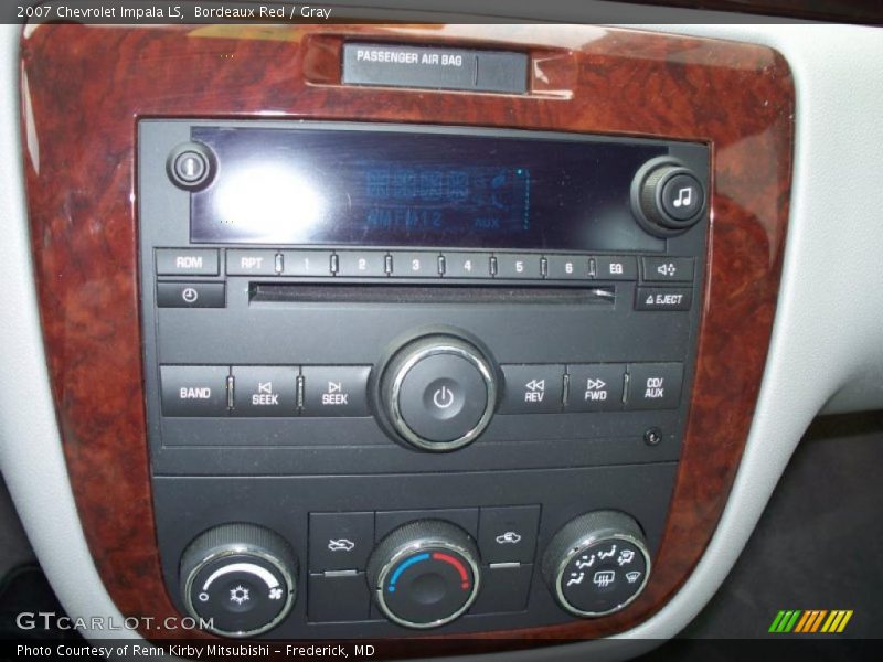 Bordeaux Red / Gray 2007 Chevrolet Impala LS
