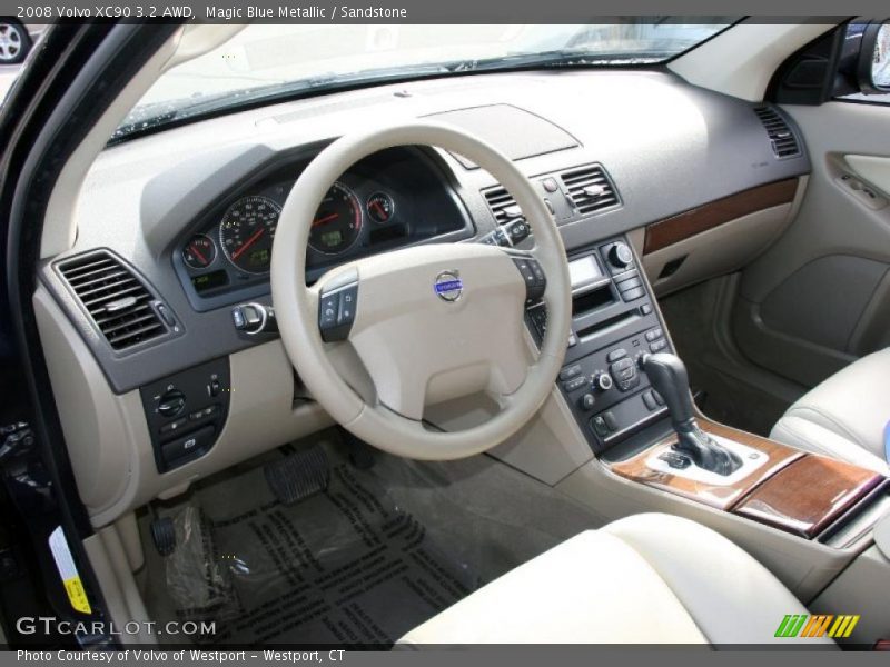 Magic Blue Metallic / Sandstone 2008 Volvo XC90 3.2 AWD
