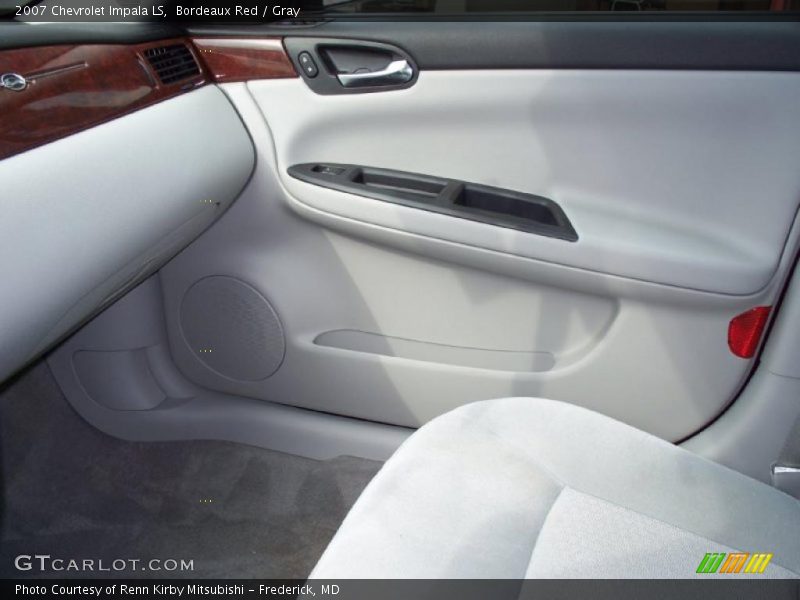 Bordeaux Red / Gray 2007 Chevrolet Impala LS
