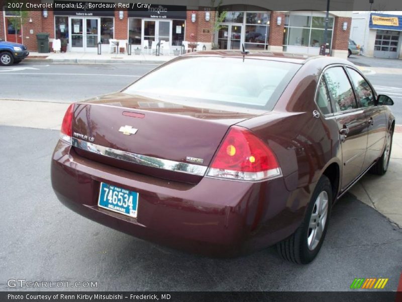 Bordeaux Red / Gray 2007 Chevrolet Impala LS