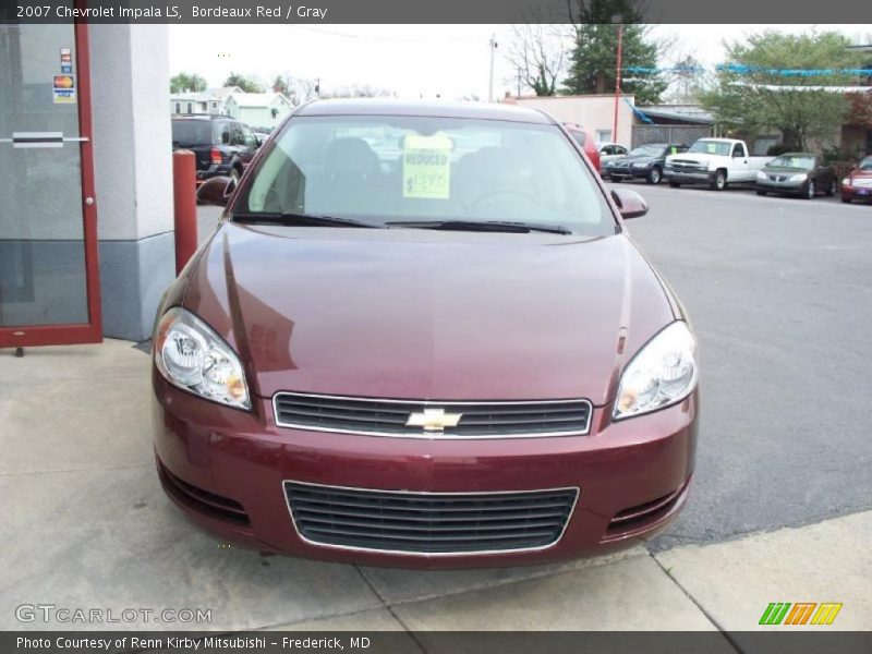 Bordeaux Red / Gray 2007 Chevrolet Impala LS