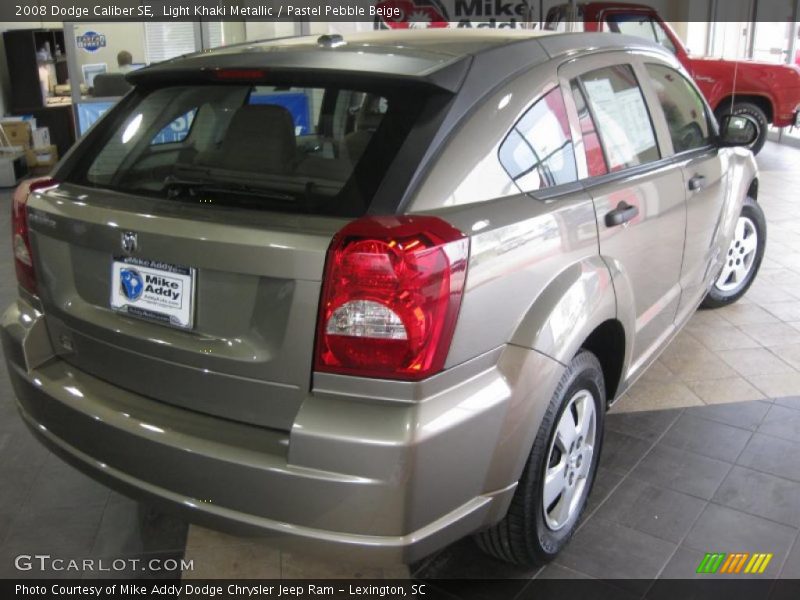 Light Khaki Metallic / Pastel Pebble Beige 2008 Dodge Caliber SE