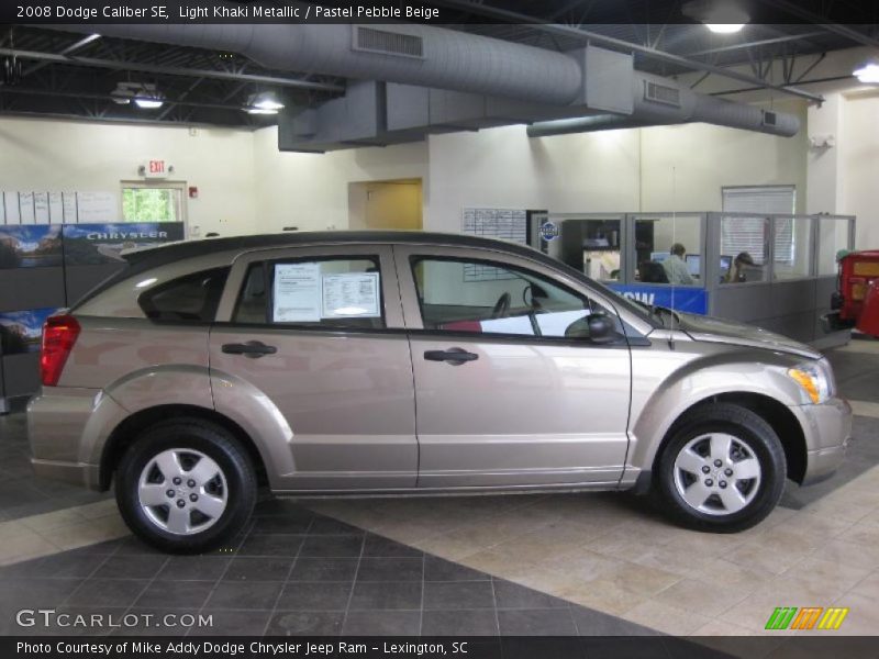 Light Khaki Metallic / Pastel Pebble Beige 2008 Dodge Caliber SE