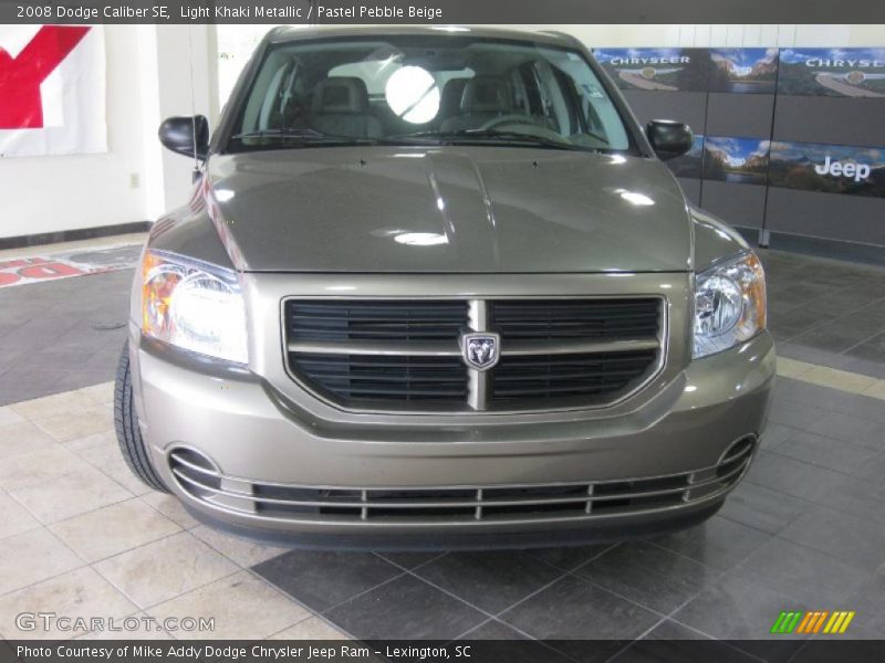 Light Khaki Metallic / Pastel Pebble Beige 2008 Dodge Caliber SE