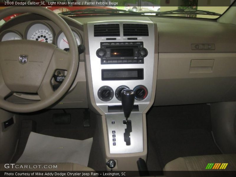 Light Khaki Metallic / Pastel Pebble Beige 2008 Dodge Caliber SE