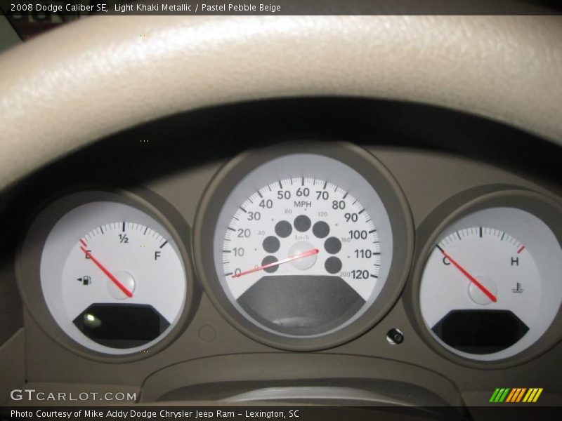 Light Khaki Metallic / Pastel Pebble Beige 2008 Dodge Caliber SE
