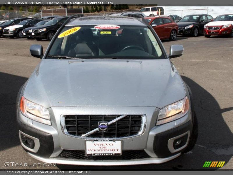 Electric Silver Metallic / Anthracite Black 2008 Volvo XC70 AWD