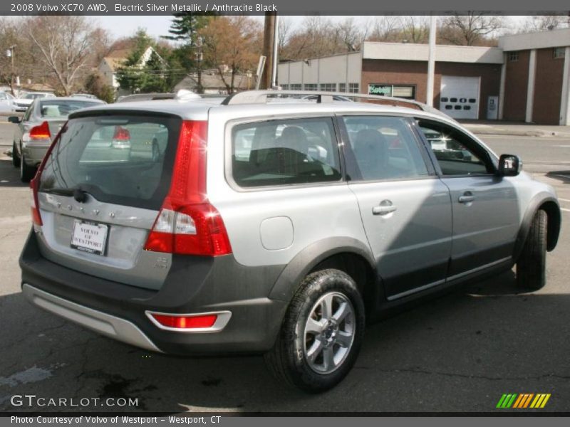 Electric Silver Metallic / Anthracite Black 2008 Volvo XC70 AWD