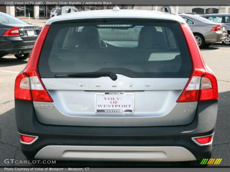 Electric Silver Metallic / Anthracite Black 2008 Volvo XC70 AWD
