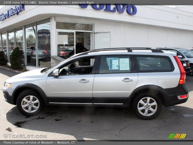 Electric Silver Metallic / Anthracite Black 2008 Volvo XC70 AWD