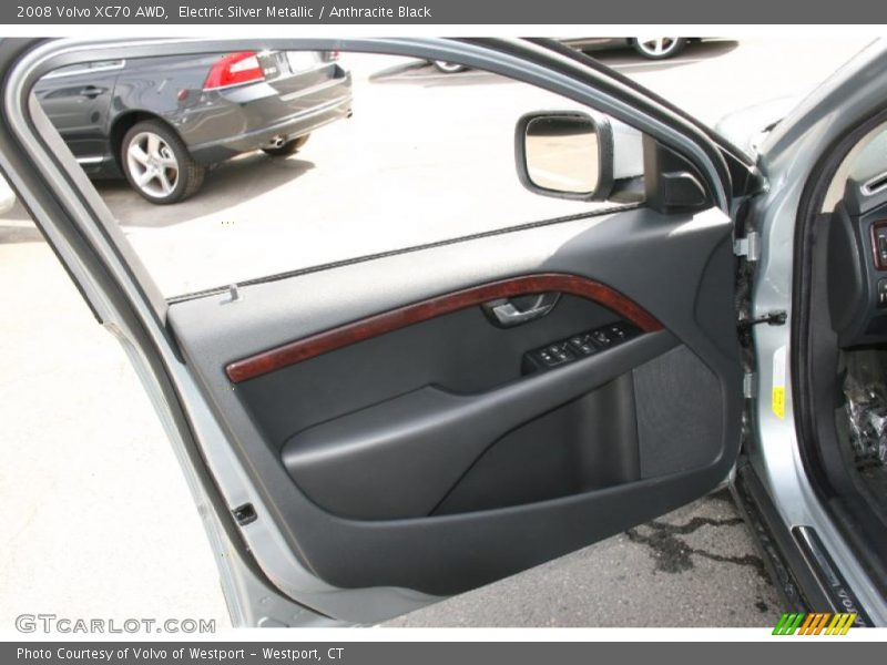 Electric Silver Metallic / Anthracite Black 2008 Volvo XC70 AWD