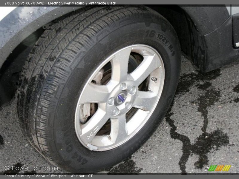 Electric Silver Metallic / Anthracite Black 2008 Volvo XC70 AWD