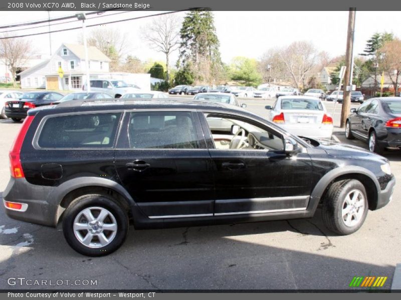 Black / Sandstone Beige 2008 Volvo XC70 AWD