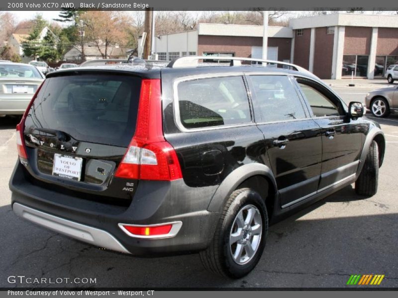 Black / Sandstone Beige 2008 Volvo XC70 AWD