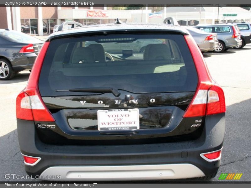 Black / Sandstone Beige 2008 Volvo XC70 AWD