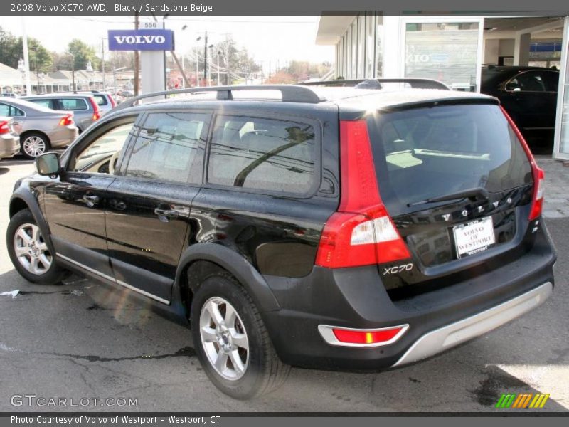 Black / Sandstone Beige 2008 Volvo XC70 AWD