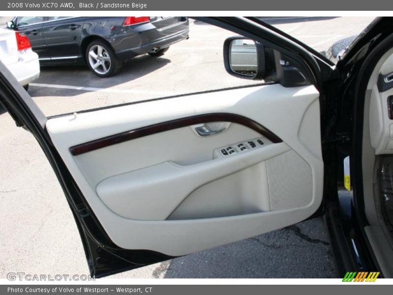 Black / Sandstone Beige 2008 Volvo XC70 AWD