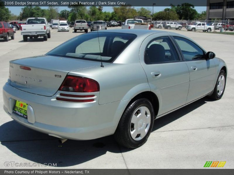 Satin Jade Pearlcoat / Dark Slate Grey 2006 Dodge Stratus SXT Sedan