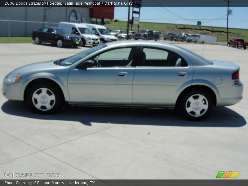 Satin Jade Pearlcoat / Dark Slate Grey 2006 Dodge Stratus SXT Sedan