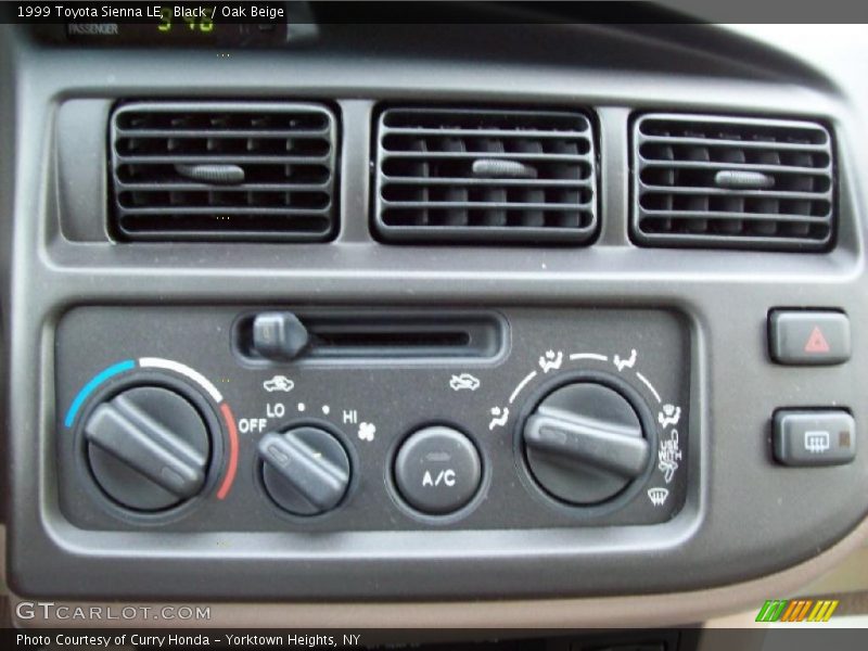 Black / Oak Beige 1999 Toyota Sienna LE