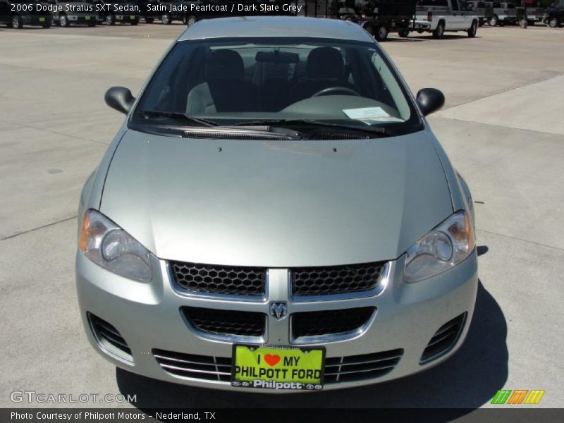 Satin Jade Pearlcoat / Dark Slate Grey 2006 Dodge Stratus SXT Sedan