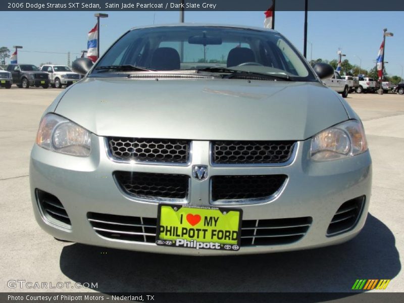 Satin Jade Pearlcoat / Dark Slate Grey 2006 Dodge Stratus SXT Sedan
