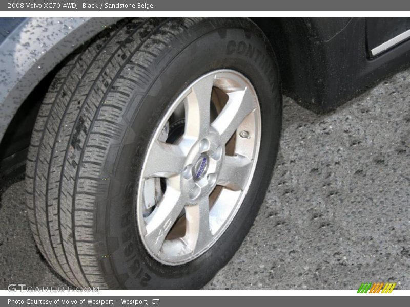 Black / Sandstone Beige 2008 Volvo XC70 AWD