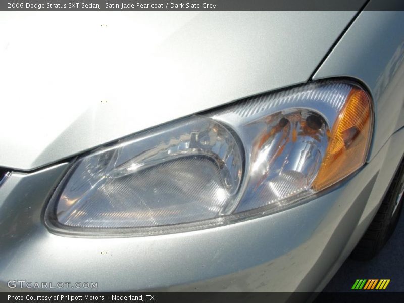 Satin Jade Pearlcoat / Dark Slate Grey 2006 Dodge Stratus SXT Sedan
