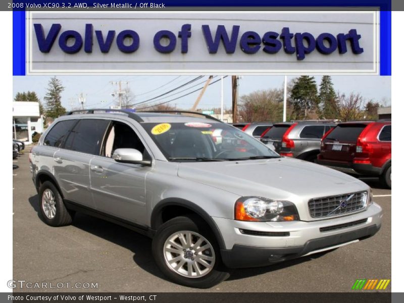 Silver Metallic / Off Black 2008 Volvo XC90 3.2 AWD