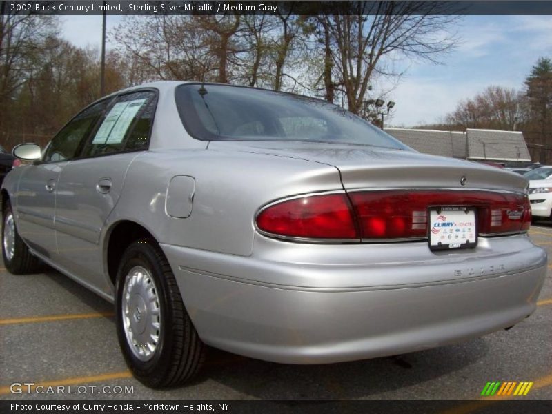Sterling Silver Metallic / Medium Gray 2002 Buick Century Limited