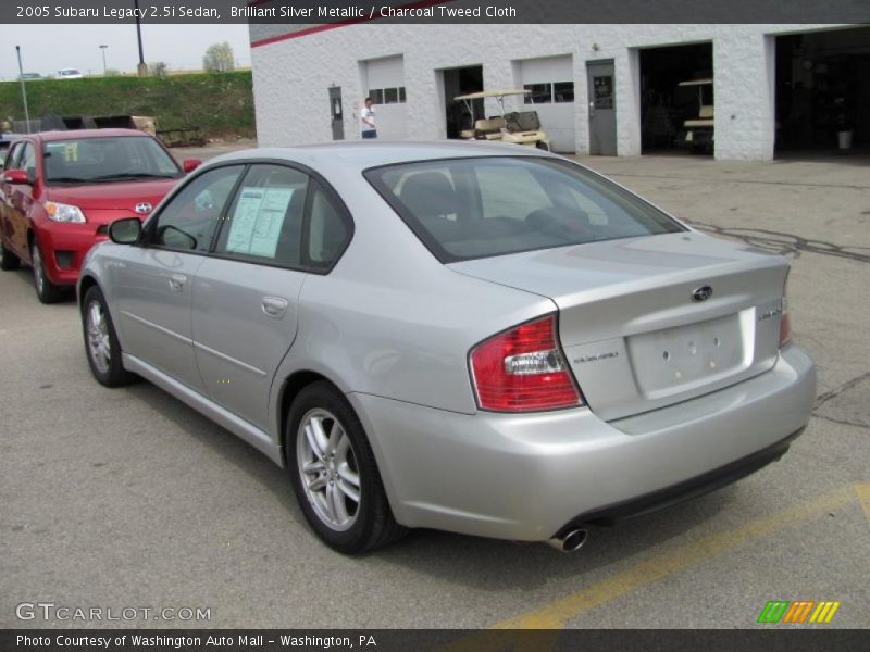Brilliant Silver Metallic / Charcoal Tweed Cloth 2005 Subaru Legacy 2.5i Sedan
