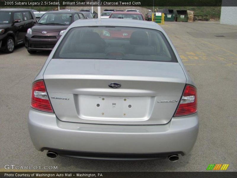 Brilliant Silver Metallic / Charcoal Tweed Cloth 2005 Subaru Legacy 2.5i Sedan