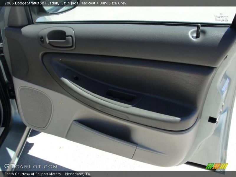 Satin Jade Pearlcoat / Dark Slate Grey 2006 Dodge Stratus SXT Sedan