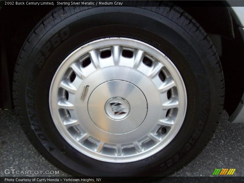 Sterling Silver Metallic / Medium Gray 2002 Buick Century Limited