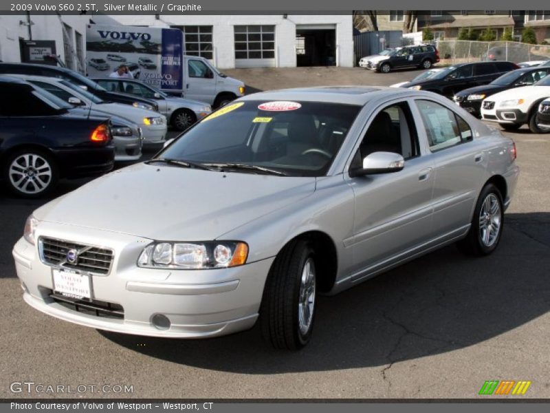 Silver Metallic / Graphite 2009 Volvo S60 2.5T