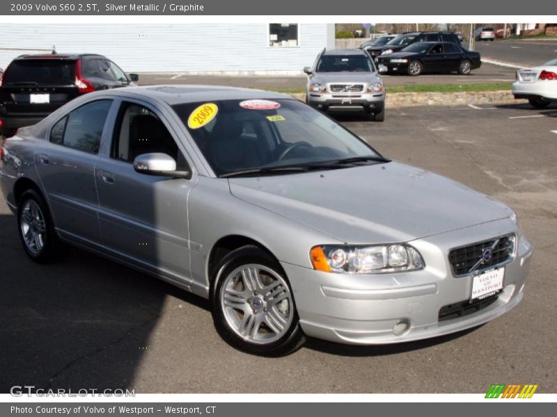Silver Metallic / Graphite 2009 Volvo S60 2.5T