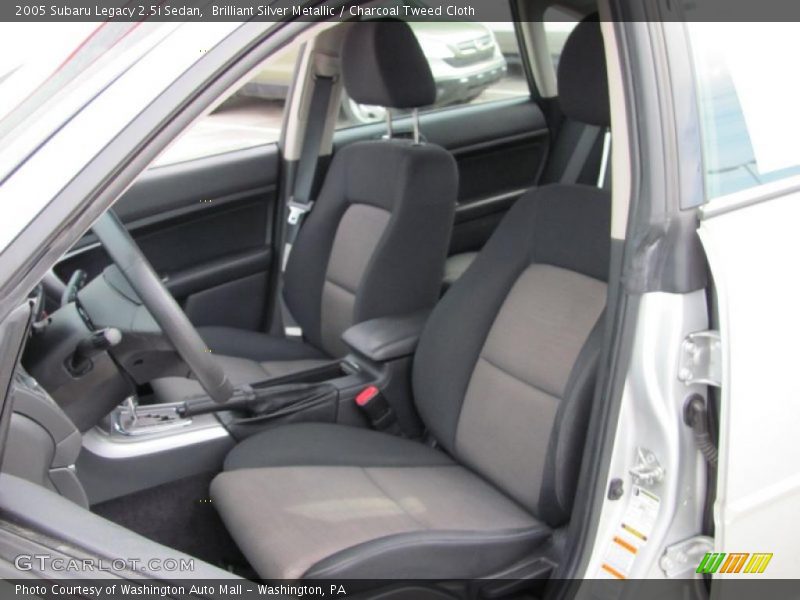 Brilliant Silver Metallic / Charcoal Tweed Cloth 2005 Subaru Legacy 2.5i Sedan
