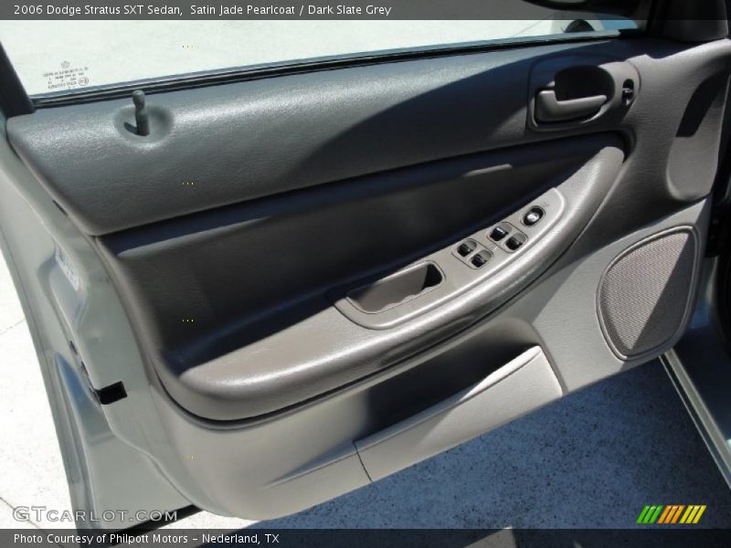 Satin Jade Pearlcoat / Dark Slate Grey 2006 Dodge Stratus SXT Sedan