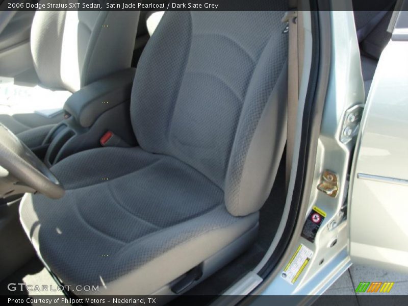 Satin Jade Pearlcoat / Dark Slate Grey 2006 Dodge Stratus SXT Sedan