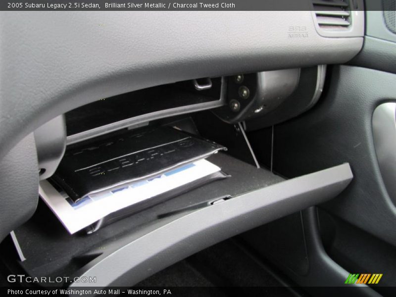 Brilliant Silver Metallic / Charcoal Tweed Cloth 2005 Subaru Legacy 2.5i Sedan